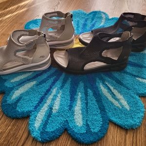 JBU sport shoes, Grey  size 8.5; Black size 9.